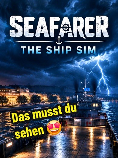 Seafarer: The Ship Sim. Das musst du sehen 🤩 Baue allein oder mit bis zu 4 Spielern deine Karriere auf See auf. Nimm Aufträge in verschiedenen Häfen an, steuere unterschiedliche Schiffe und meistere Transporte, Patrouillen, Rettungen, Brände und unerwartete Ereignisse. @astragon Entertainment ✨ #seafarertheshipsim #seafarer #Simulator #astragonentertainment #marine unbezahlte Werbung