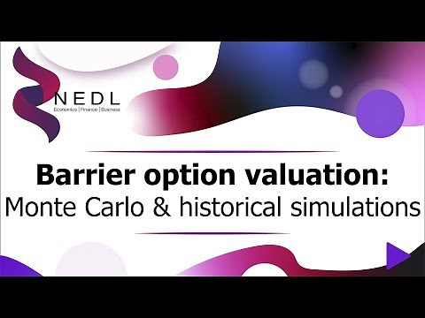 Barrier option valuation: Monte Carlo and historical simulations (Excel)
