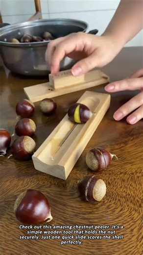 This Simple Tool Peels Chestnuts Perfectly