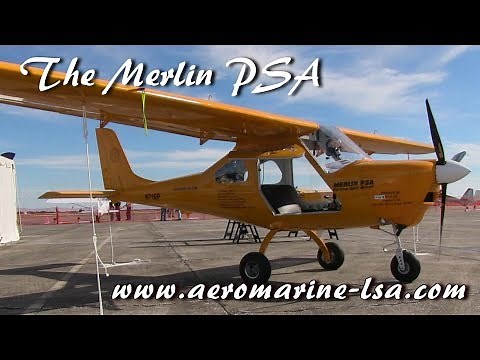 Merlin, AeroMarine Merlin PSA, Light Sport Aircraft, Sebring Sport Aviation Expo 2019
