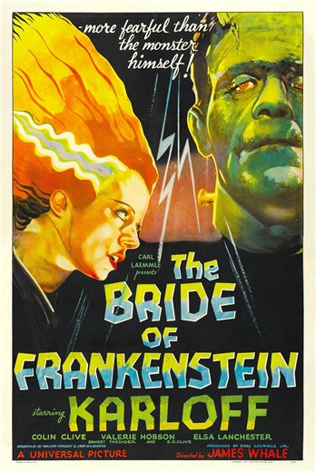 Bride of Frankenstein (1935) ⭐ 7.8 | Drama, Horror, Sci-Fi
