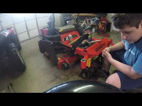 replacing gravely caster spindle bearings