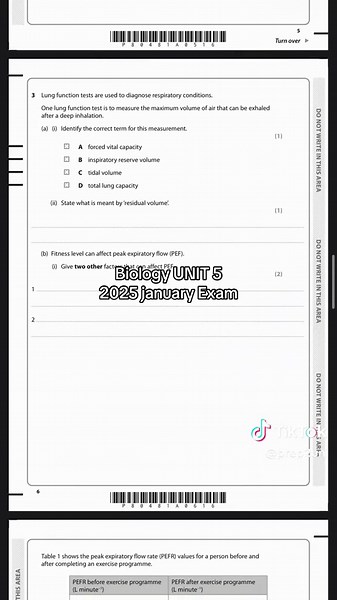 Practice!! (2025 Past Paper) #btec #science #exam #sixthform #college