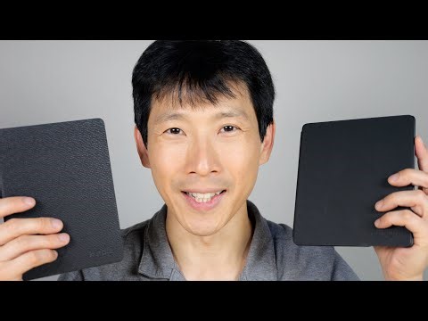 Kindle Oasis vs. Paperwhite Leather Covers