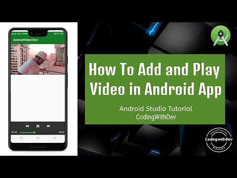 android videoview tutorial | video player in android studio | android studio tutorial|android studio