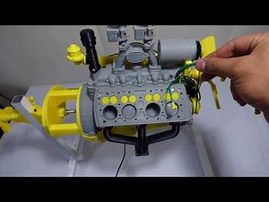 motor impreso en 3d