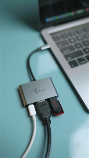 Techie on Instagram: "🚀 Power. Speed. Clarity. Meet the Techie TC Connect 3-in-1 Hub — your ultimate desk upgrade: ⚡ 100W PD fast charging 💾 USB 3.2 for lightning data transfer (10Gbps) 📺 HDMI 4K@60Hz for ultra-smooth visuals Plug in. Power up. Connect like a pro. 💻✨ #TypeCHub #GadgetGoals #DeskSetup #CreatorTools #WorkSmart #TechieEssentials #USBHub #GadgetOfTheDay"