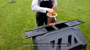 Dr. Connie’s Compost Plus – 100X Concentrated Starter & Accelerator | Natural Microbe Activator for Bins, Tumblers & Piles | Odor Control Garden Waste Additive (Indoor & Outdoor)