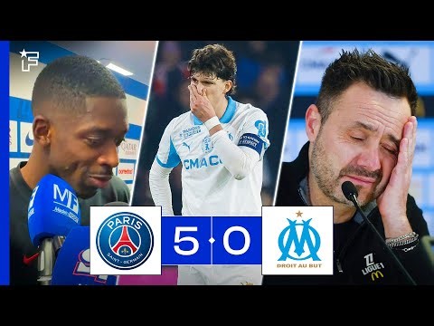 De Zerbi's DISTRESS, Dembélé's MESSAGE to the Marseille fans after THE HUMILIATION