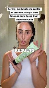 The Ultimate Hair Hack: an air-dry cream for a round brush blow dry? See the results at the end!