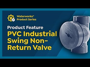 PVC Industrial Swing Non-Return Valve Specifications