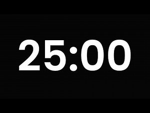 25 Minute Countdown Timer