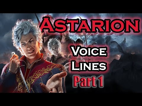 BG3 Voice Lines: Astarion (part 1)