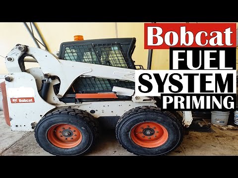 HOW TO BLEED, PRIME BOBCAT FUEL SYSTEM | KUBOTA v2203
