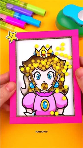 The Super Mario Galaxy Movie Princess Peach Amazing Idea Pinball Cardboard Game #supermariogalaxy