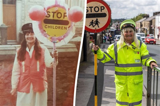 UK’s longest-serving lollipop lady, 85, retires after 56 years