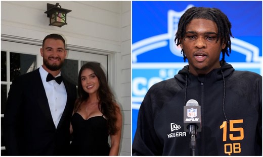 Mitchell Trubisky's wife Hillary shows support as ex-Bills QB gets signed by Titans to compete with Cam Ward