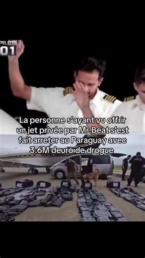Update: Le gzgnant du jet s’est vu être acquitter après vérification il n’était pas au courant du transport de marchandises ce sont les passagers qui transporter sans qu’il ne soit au courant