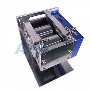 [Hot Item] Lab Manual Roller Press Calender Machine Electrode Calendering Machine for 18650 Lihtium Battery Electrode Making