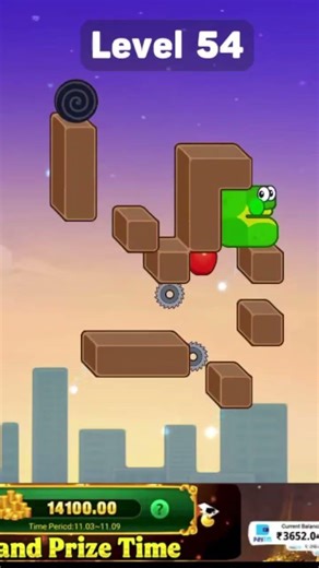 snake puzzle: level 54 #denzelwashington#trending #shorts