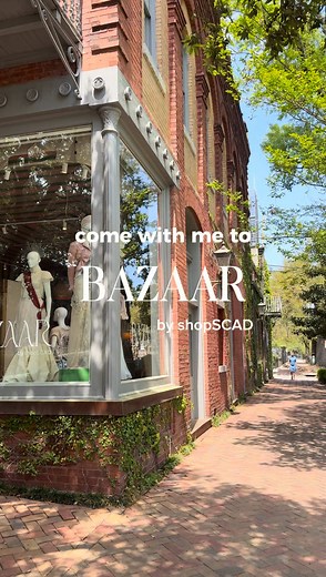 #SCAD Bee @ana in her element at BAZAAR 🛍️✨ New space, fresh finds, and #SCADstyle all over it.