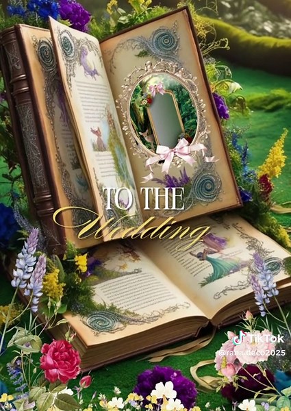 Fairy Tale Garden E-Card Design for Weddings