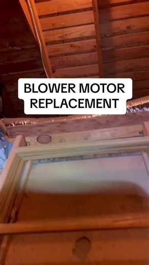 Blower Replacement in 40 seconds! #hvactechnician #hvaclife #hvac #hvacarmy #homeowner #fyp #airconditioner #AC