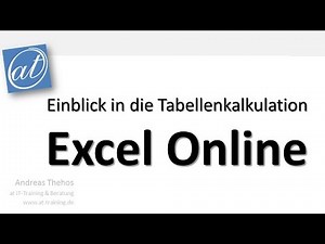 Excel Online - Bearbeitung im Browser - Ein kurzer Einblick - 0.3