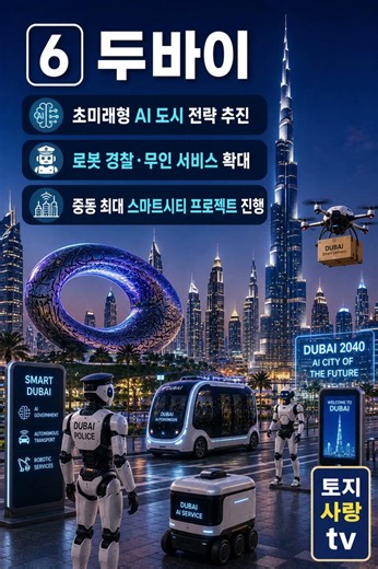 🚀 전세계 AI 로봇도시 TOP10