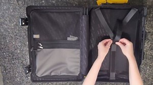 LEVEL8 Zipperless Carry On Luggage Airline Approved with Aluminum Frame, Hard Shell Suitcase with Spinner Wheels, Metal Checked Luggage with Double Tsa Locks, 20 Inch, Grey