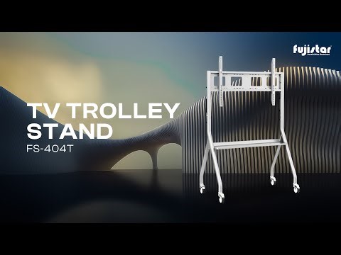 Fujistar TV Trolley Stand | TV trolley for 32"–120" | Fujistar TV stand