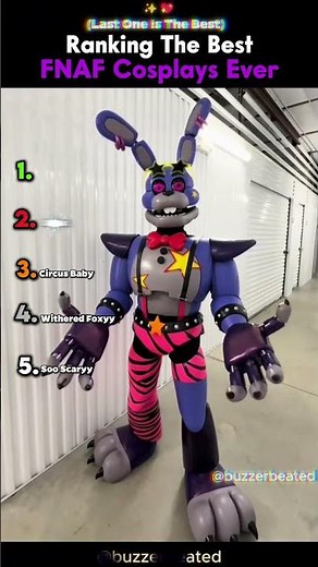 Ranking Best FNAF Cosplay(NEW)