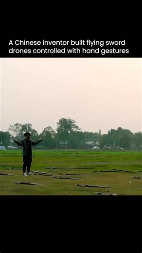 Ignit.ai on Instagram: "A physics student in Chengdu has built real flying “sword drones” and controls them in the air using only hand gestures. The movement looks so smooth and coordinated that it feels like a scene from a wuxia or anime fantasy come to life. Each drone responds to precise motion signals, letting him guide them in formations, flips, and synchronized patterns without CGI or special effects. Online, people are calling it modern day anime tech and a glimpse at where creative engin