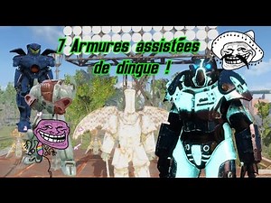 7 MODS D'ARMURE ASSISTÉE DE DINGUE - ( Fallout 4 ) ( 7 MODS POWER ARMOR )