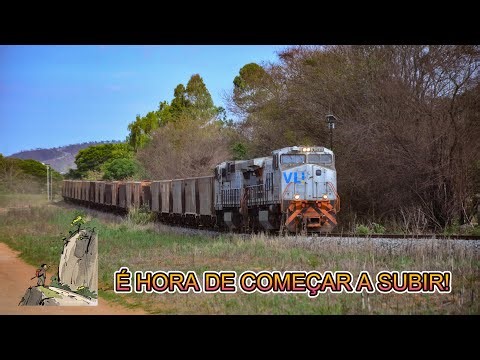 DESAFIO NO CERRADO MINEIRO! Trem de Grãos da VLI em Formação Locotrol