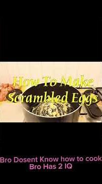 How to Make scramble egg glitching edition #howtobasic @HowToBasic