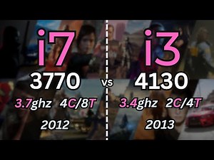 i7 3770 vs i3 4130 Tested in 14 Games (2024) | 1080p