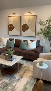 Happy Wednesday ✨ My client opted for a model home look using leather an a sage green color scheme . Even thought we kept it cost efficient without wall enhancements it still came out gorgeous and timeless. #houstondesigner #houston #interiordecor #interiordesign #interiorstylist #houstonstylist #homedecor #sage #homestylist #1sthome #houstonhomes | Chic Interiors by Shante'