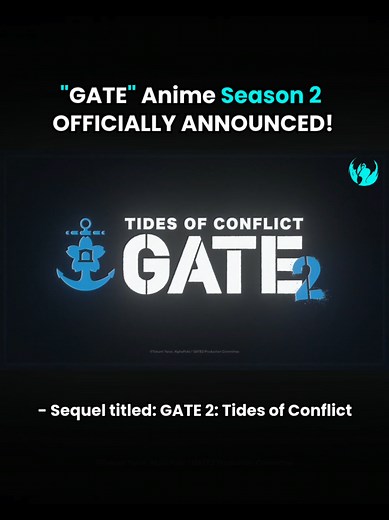 GATE Anime Season 2 Announcement After 10 Years