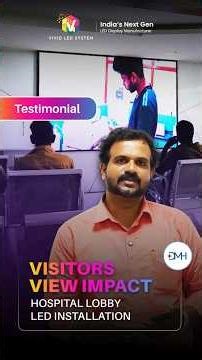 Indoor LED Video Wall for Hospital | Client Experience & Healthcare Communication