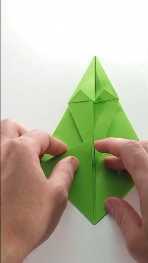 How to make a paper dog. Origami dog. #origami #diy #crafts