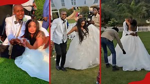 "Wakudumu watadumu": Netizens amused by chaotic scenes at Patelo's wedding