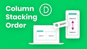 How To Control Divi Column Stacking Order On Mobile - Tutorial by Pee-Aye Creative