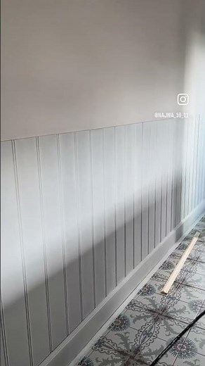 🏠La pose des lambris enfin dans la cuisine ! Vidéo complète est sur ma chaîne ✨ #renovation #diy
