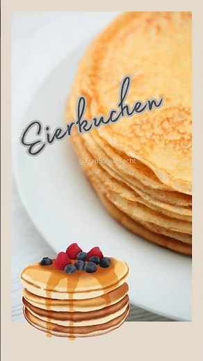 Lecker 💛 DDR-Rezept Eierkuchen schnell einfach selbst gemacht #einfachundlecker #schnell_lecker