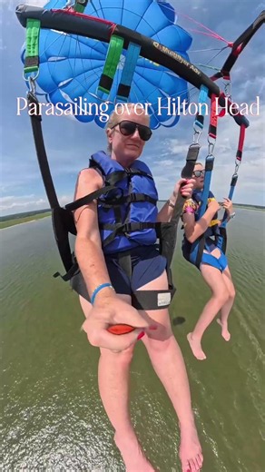 Parasailing Over Hilton Head Island