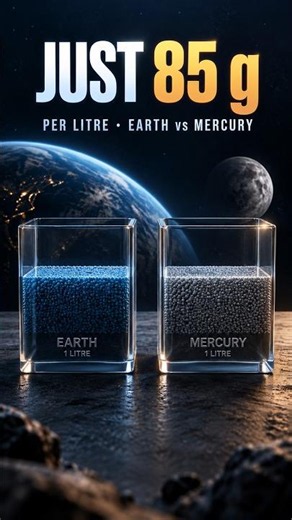 Mercury vs Earth: A Tiny Density Gap