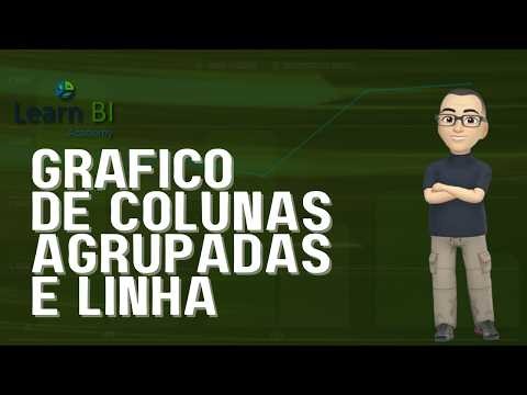 Gráfico de Colunas Agrupadas e Linha