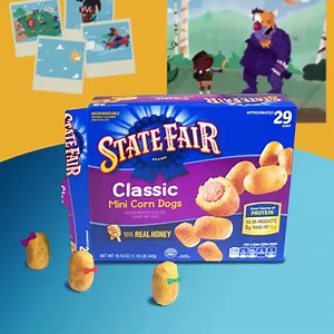Some things are childhood classics, like State Fair Corn Dogs and hide ‘n seek. Serve corn dogs as part of a balanced meal, then tell us what games you grew up playing. | State Fair® Brand Corn Dogs