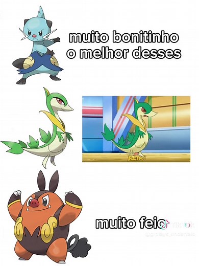 Você nunca vencerá Servine: Um Meme Pokémon